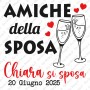 Magliette Amiche Sposa (3 pezzi)