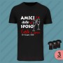 Magliette Amici Sposo (3 pezzi)