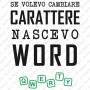 Maglietta Carattere Lady