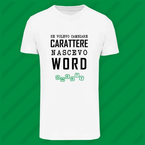 Maglietta Carattere Man