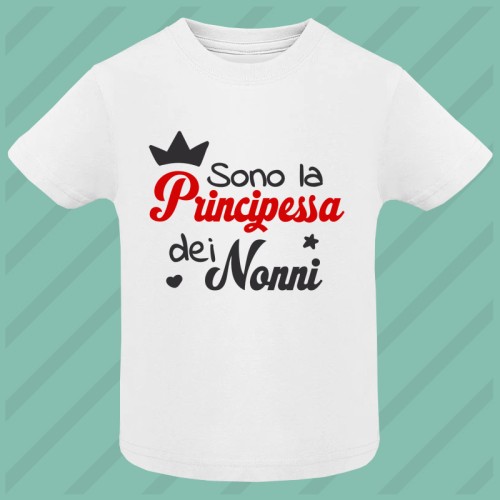 Maglietta Principessa dei Nonni Manica Corta