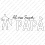 Portachiavi Superpapà