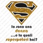 Maglietta Quali Superpoteri Lady