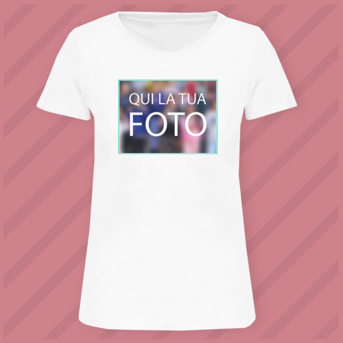 Maglietta Carica la tua Foto Lady
