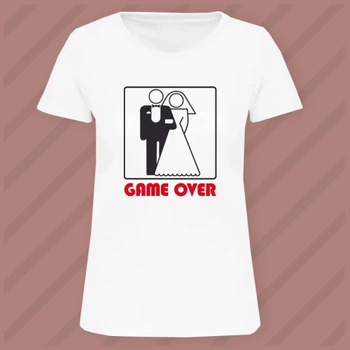 Maglietta Game Over Lady
