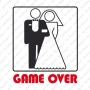Maglietta Game Over Lady