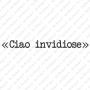 Felpa Ciao Invidiose Unisex