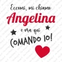 Body Eccomi con Nome Manica Lunga