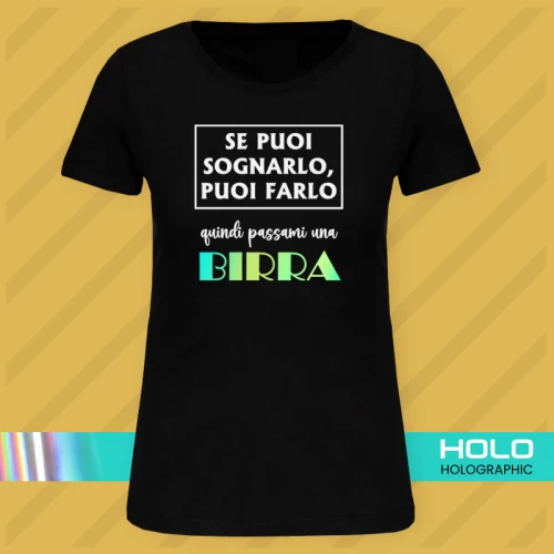 Maglietta Birra Lady