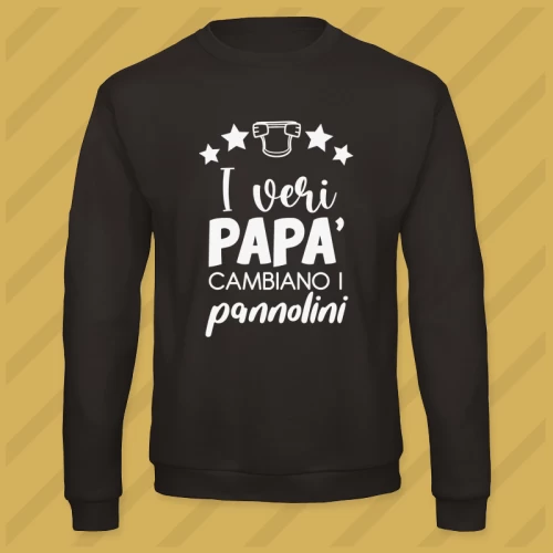 Felpa Papà Pannolini Unisex