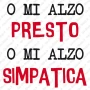 Felpa Presto o Simpatica Unisex