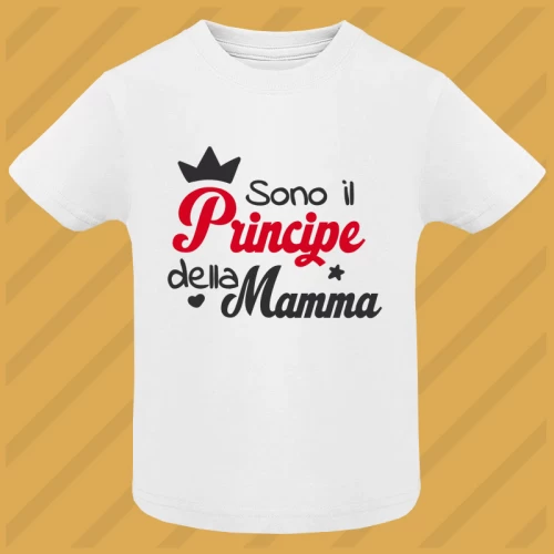 Maglietta Principe della Mamma Manica Corta