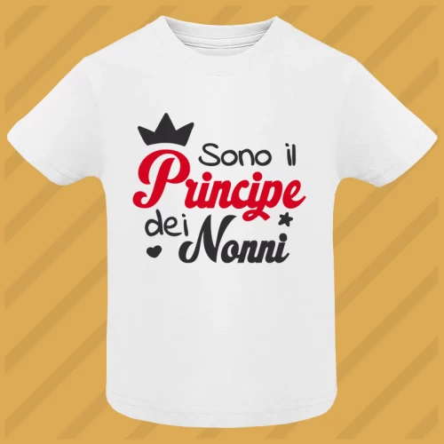 Maglietta Principe dei Nonni Manica Corta
