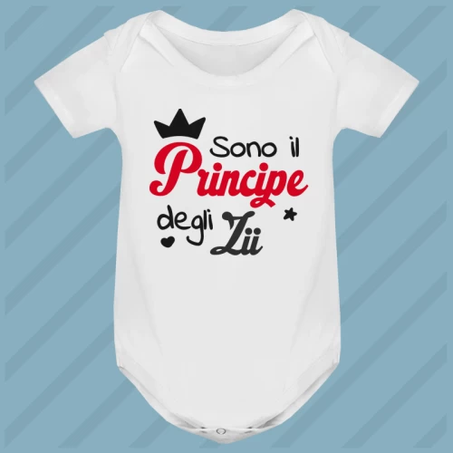 Body Principe degli Zii Manica Corta