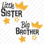 Coordinato Little Sister Big Brother Body e Maglietta Kid