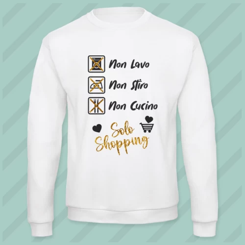 Felpa Solo Shopping Unisex